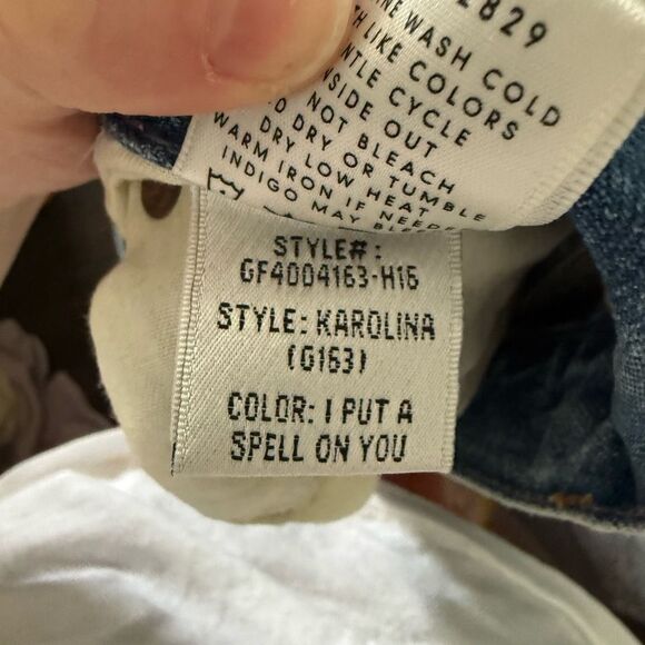 Grlfrnd Women’s 29 Karolina I put a spell on you distressed jeans - Picture 8 of 8